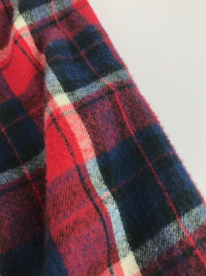 【中古品】【メンズ】 F.C.R.B. エフシーアールビー 18AW 40 STAR FLANNEL SHIRT FCRB-189056 背中 プリント フランネルシャツ トップス 142-250904-rt-05-tag サイズ：M カラー：レッド 万代Net店