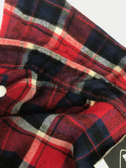 【中古品】【メンズ】 F.C.R.B. エフシーアールビー 18AW 40 STAR FLANNEL SHIRT FCRB-189056 背中 プリント フランネルシャツ トップス 142-250904-rt-05-tag サイズ：M カラー：レッド 万代Net店