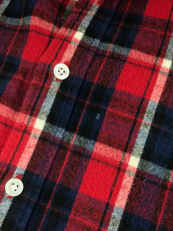 【中古品】【メンズ】 F.C.R.B. エフシーアールビー 18AW 40 STAR FLANNEL SHIRT FCRB-189056 背中 プリント フランネルシャツ トップス 142-250904-rt-05-tag サイズ：M カラー：レッド 万代Net店