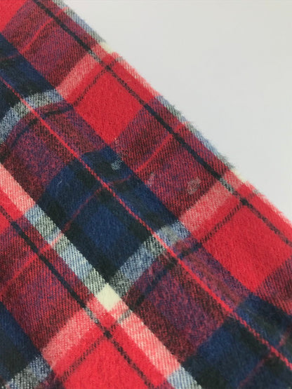 【中古品】【メンズ】 F.C.R.B. エフシーアールビー 18AW 40 STAR FLANNEL SHIRT FCRB-189056 背中 プリント フランネルシャツ トップス 142-250904-rt-05-tag サイズ：M カラー：レッド 万代Net店