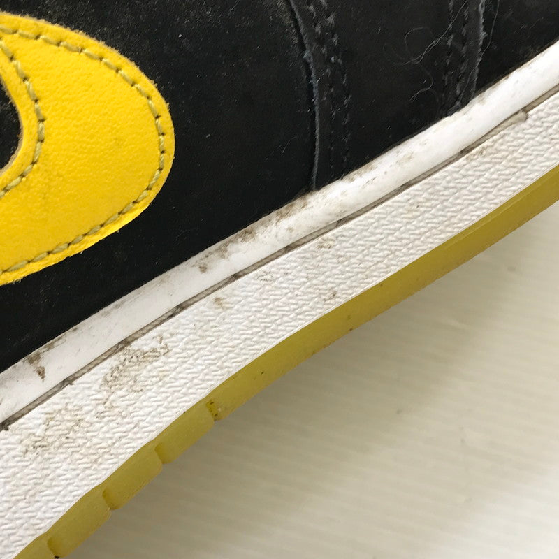 【中古品】【メンズ】 NIKE ナイキ AIR JORDAN 1 MID SE NEW LOVE (2025) HJ6654-071 エアジョーダン1 ミッド SE ニューラブ (2025) スニーカー 靴 160-250903-rt-02-tag サイズ：26cm US 8 カラー：ブラック/イエロー 万代Net店