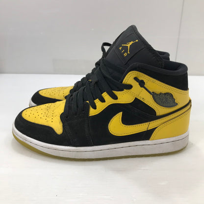 【中古品】【メンズ】 NIKE ナイキ AIR JORDAN 1 MID SE NEW LOVE (2025) HJ6654-071 エアジョーダン1 ミッド SE ニューラブ (2025) スニーカー 靴 160-250903-rt-02-tag サイズ：26cm US 8 カラー：ブラック/イエロー 万代Net店