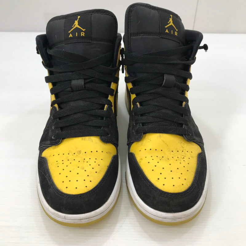 【中古品】【メンズ】 NIKE ナイキ AIR JORDAN 1 MID SE NEW LOVE (2025) HJ6654-071 エアジョーダン1 ミッド SE ニューラブ (2025) スニーカー 靴 160-250903-rt-02-tag サイズ：26cm US 8 カラー：ブラック/イエロー 万代Net店