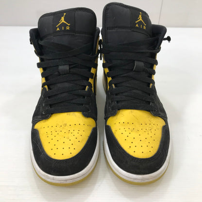 【中古品】【メンズ】 NIKE ナイキ AIR JORDAN 1 MID SE NEW LOVE (2025) HJ6654-071 エアジョーダン1 ミッド SE ニューラブ (2025) スニーカー 靴 160-250903-rt-02-tag サイズ：26cm US 8 カラー：ブラック/イエロー 万代Net店