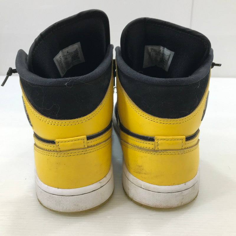 【中古品】【メンズ】 NIKE ナイキ AIR JORDAN 1 MID SE NEW LOVE (2025) HJ6654-071 エアジョーダン1 ミッド SE ニューラブ (2025) スニーカー 靴 160-250903-rt-02-tag サイズ：26cm US 8 カラー：ブラック/イエロー 万代Net店