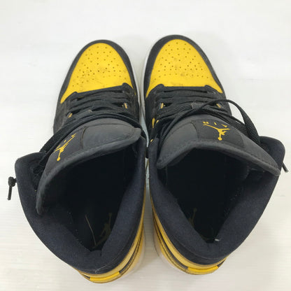 【中古品】【メンズ】 NIKE ナイキ AIR JORDAN 1 MID SE NEW LOVE (2025) HJ6654-071 エアジョーダン1 ミッド SE ニューラブ (2025) スニーカー 靴 160-250903-rt-02-tag サイズ：26cm US 8 カラー：ブラック/イエロー 万代Net店