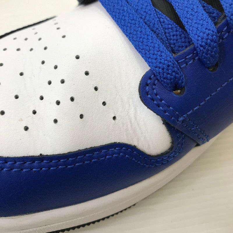 【中古品】【メンズ】 NIKE ナイキ AIR JORDAN 1 MID GAME ROYAL WHITE BLACK DQ8426-402 エアジョーダン1 スニーカー 靴 160-250903-rt-01-tag サイズ：27.5cm US 9.5 カラー：ゲームロイヤル/ホワイト/ブラック 万代Net店