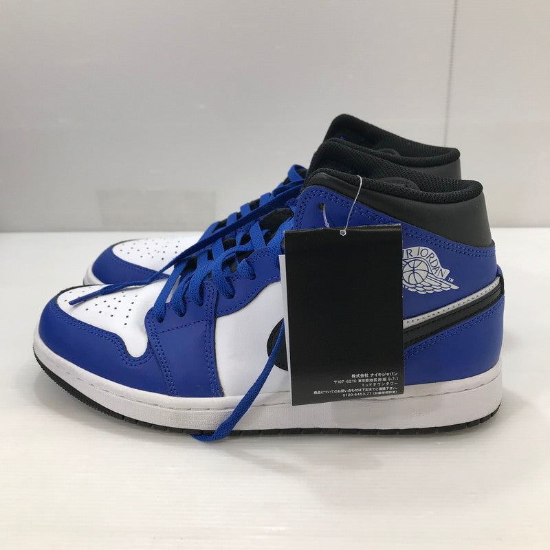 【中古品】【メンズ】 NIKE ナイキ AIR JORDAN 1 MID GAME ROYAL WHITE BLACK DQ8426-402 エアジョーダン1 スニーカー 靴 160-250903-rt-01-tag サイズ：27.5cm US 9.5 カラー：ゲームロイヤル/ホワイト/ブラック 万代Net店