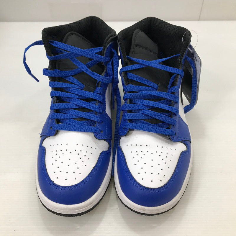 【中古品】【メンズ】 NIKE ナイキ AIR JORDAN 1 MID GAME ROYAL WHITE BLACK DQ8426-402 エアジョーダン1 スニーカー 靴 160-250903-rt-01-tag サイズ：27.5cm US 9.5 カラー：ゲームロイヤル/ホワイト/ブラック 万代Net店