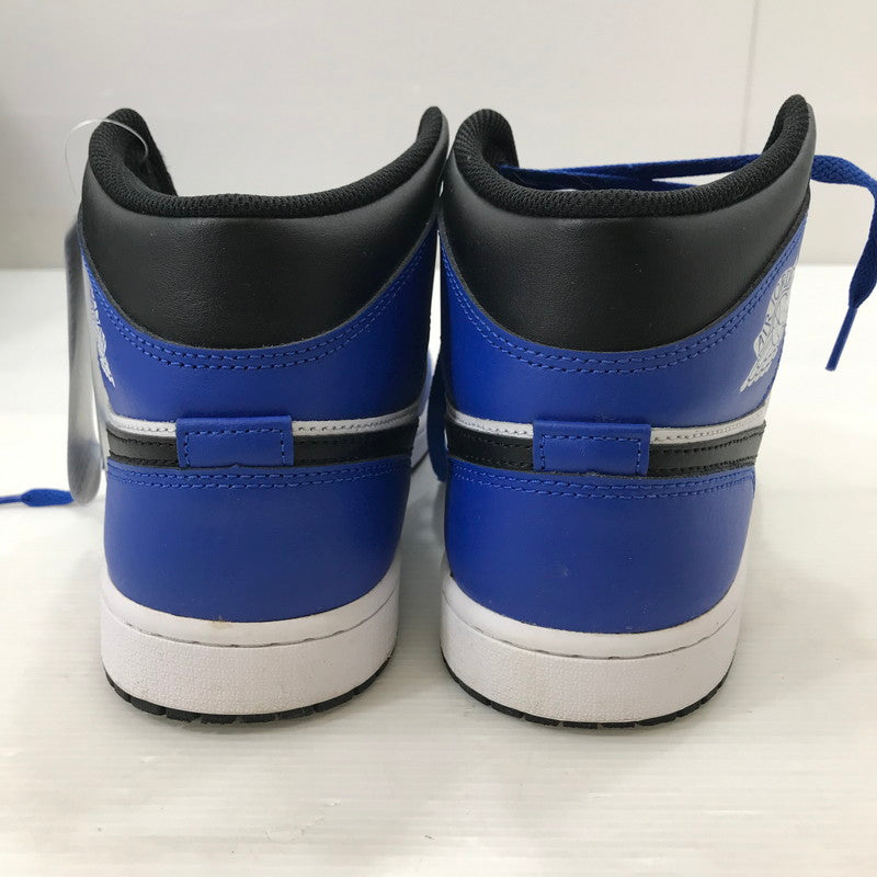 【中古品】【メンズ】 NIKE ナイキ AIR JORDAN 1 MID GAME ROYAL WHITE BLACK DQ8426-402 エアジョーダン1 スニーカー 靴 160-250903-rt-01-tag サイズ：27.5cm US 9.5 カラー：ゲームロイヤル/ホワイト/ブラック 万代Net店