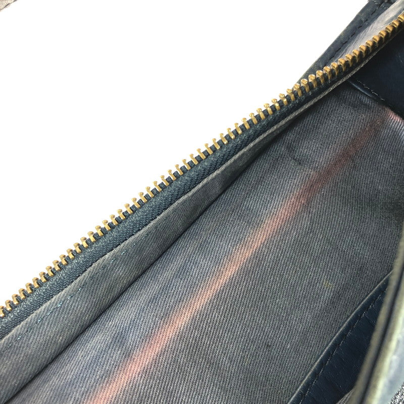 【中古品】【レディース】 MOTHERHOUSE マザーハウス LEATHER SHOULDER BAG レザー ショルダーバッグ カバン 188-250916-na-07-tag カラー：ネイビー 万代Net店
