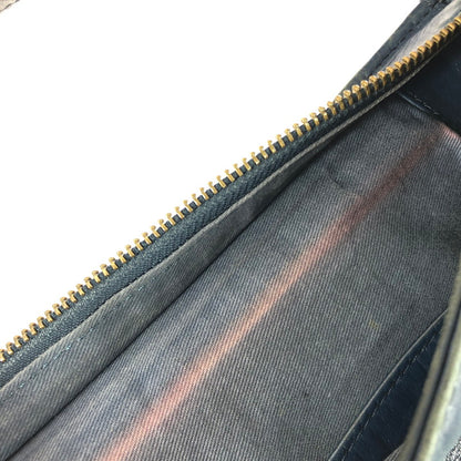 【中古品】【レディース】 MOTHERHOUSE マザーハウス LEATHER SHOULDER BAG レザー ショルダーバッグ カバン 188-250916-na-07-tag カラー：ネイビー 万代Net店