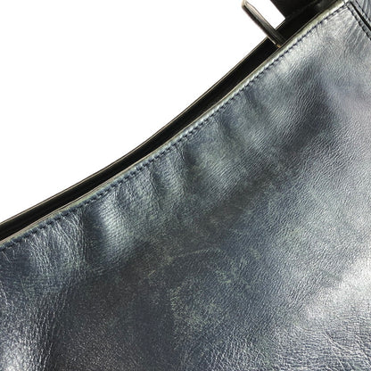 【中古品】【レディース】 MOTHERHOUSE マザーハウス LEATHER SHOULDER BAG レザー ショルダーバッグ カバン 188-250916-na-07-tag カラー：ネイビー 万代Net店