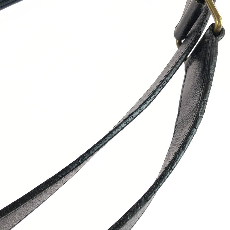【中古品】【レディース】 MOTHERHOUSE マザーハウス LEATHER SHOULDER BAG レザー ショルダーバッグ カバン 188-250916-na-07-tag カラー：ネイビー 万代Net店