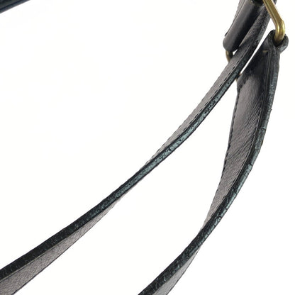 【中古品】【レディース】 MOTHERHOUSE マザーハウス LEATHER SHOULDER BAG レザー ショルダーバッグ カバン 188-250916-na-07-tag カラー：ネイビー 万代Net店