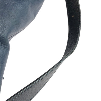 【中古品】【レディース】 MOTHERHOUSE マザーハウス LEATHER SHOULDER BAG レザー ショルダーバッグ カバン 188-250916-na-07-tag カラー：ネイビー 万代Net店