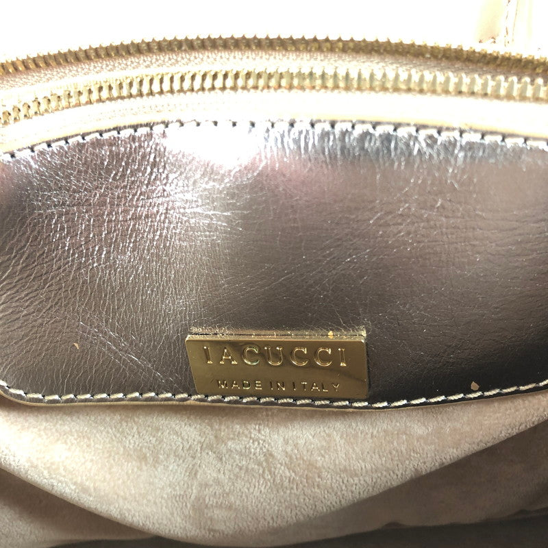 【現状渡し品】【レディース】 IACUCCI イアクッチ HAND BAG ハンドバッグ ショルダーバッグ カバン 188-250913-na-04-tag カラー：ベージュ系 万代Net店