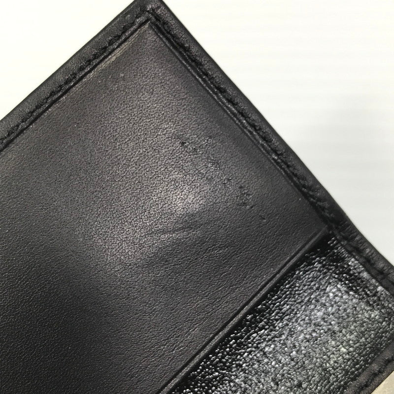 【ジャンク品】【メンズ】 Salvatore Ferragamo サルヴァトーレフェラガモ KEY CASE 三つ折り キーケース キーリング 財布 200-250830-hi-07-tag カラー：ブラック 万代Net店
