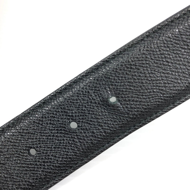 【中古品】【メンズ】 BVLGARI ブルガリ ラウンドロゴ バックル ベルト 38955 服飾小物 183-250903-na-10-tag サイズ：44/110 カラー：ブラック 万代Net店