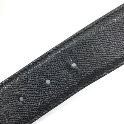 【中古品】【メンズ】 BVLGARI ブルガリ ラウンドロゴ バックル ベルト 38955 服飾小物 183-250903-na-10-tag サイズ：44/110 カラー：ブラック 万代Net店