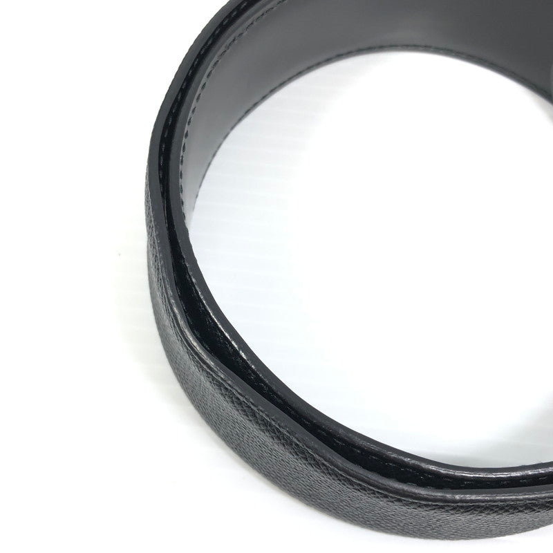 【中古品】【メンズ】 BVLGARI ブルガリ ラウンドロゴ バックル ベルト 38955 服飾小物 183-250903-na-10-tag サイズ：44/110 カラー：ブラック 万代Net店