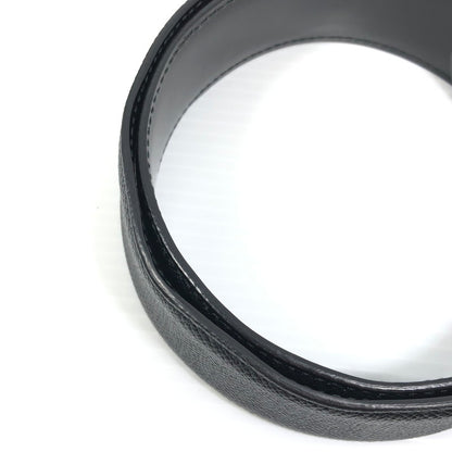 【中古品】【メンズ】 BVLGARI ブルガリ ラウンドロゴ バックル ベルト 38955 服飾小物 183-250903-na-10-tag サイズ：44/110 カラー：ブラック 万代Net店