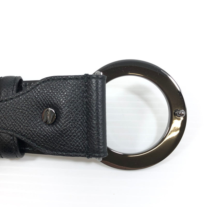 【中古品】【メンズ】 BVLGARI ブルガリ ラウンドロゴ バックル ベルト 38955 服飾小物 183-250903-na-10-tag サイズ：44/110 カラー：ブラック 万代Net店