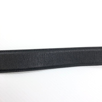 【中古品】【メンズ】 BVLGARI ブルガリ ラウンドロゴ バックル ベルト 38955 服飾小物 183-250903-na-10-tag サイズ：44/110 カラー：ブラック 万代Net店