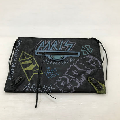 【中古品】【メンズ】 BALENCIAGA バレンシアガ CLUTCH BAG 362967 クラッチバッグ セカンドバッグ カバン 180-250913-na-17-tag カラー：ブラック 万代Net店
