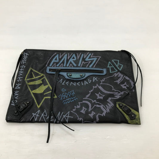 【中古品】【メンズ】 BALENCIAGA バレンシアガ CLUTCH BAG 362967 クラッチバッグ セカンドバッグ カバン 180-250913-na-17-tag カラー：ブラック 万代Net店