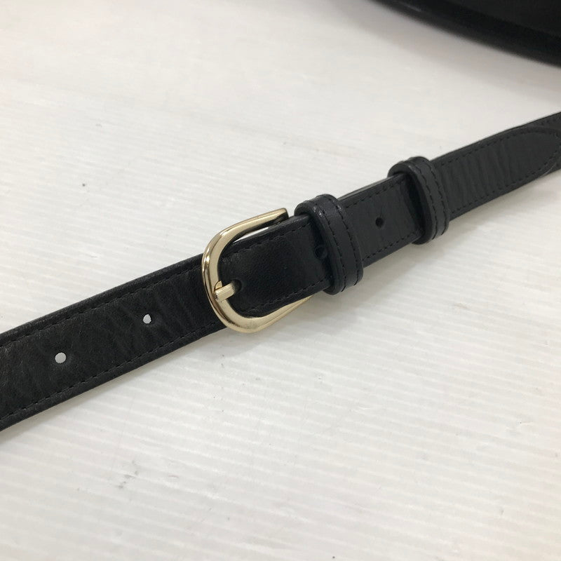 【中古品】【レディース】 A.P.C. アーペーセー HALF MOON SHOULDER BAG ハーフ ムーン ショルダーバッグ カバン 188-250913-na-15-tag カラー：ブラック 万代Net店