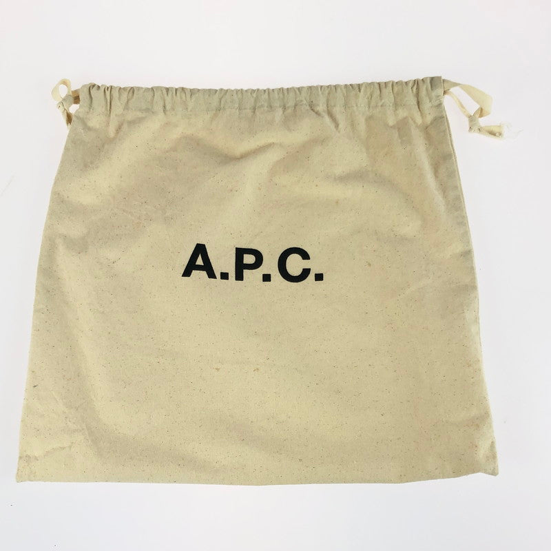 【中古品】【レディース】 A.P.C. アーペーセー HALF MOON SHOULDER BAG ハーフ ムーン ショルダーバッグ カバン 188-250913-na-15-tag カラー：ブラック 万代Net店