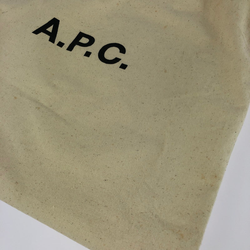【中古品】【レディース】 A.P.C. アーペーセー HALF MOON SHOULDER BAG ハーフ ムーン ショルダーバッグ カバン 188-250913-na-15-tag カラー：ブラック 万代Net店