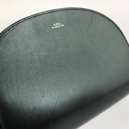 【中古品】【レディース】 A.P.C. アーペーセー HALF MOON SHOULDER BAG ハーフ ムーン ショルダーバッグ カバン 188-250913-na-15-tag カラー：ブラック 万代Net店