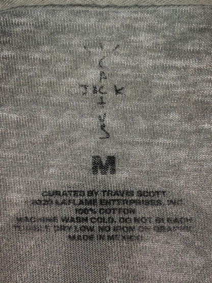 【現状渡し品】【メンズ】 TRAVIS SCOTT トラヴィス スコット CACTUS JACK FORTNITE BACK BLING L/S T-SHIRT カクタスジャック Tシャツ 長袖Tシャツ 142-260108-na-11-tag サイズ：M カラー：グレー系 万代Net店