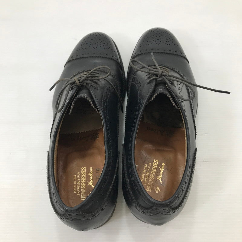 【中古品】【メンズ】 ALDEN オールデン HEMISPHERES エミスフェール 別注 ストレートチップ レザーシューズ 909 ビジネスシューズ 靴 164-250828-yy-06-tag サイズ：7D カラー：ブラック 万代Net店