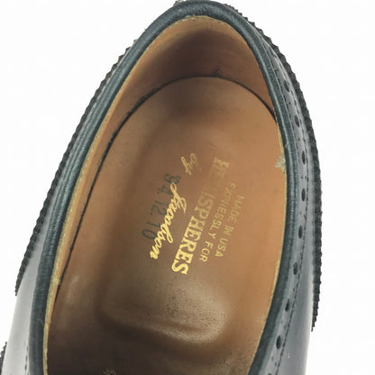 【中古品】【メンズ】 ALDEN オールデン HEMISPHERES エミスフェール 別注 ストレートチップ レザーシューズ 909 ビジネスシューズ 靴 164-250828-yy-06-tag サイズ：7D カラー：ブラック 万代Net店