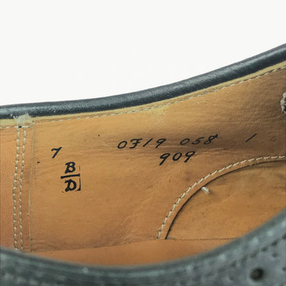 【中古品】【メンズ】 ALDEN オールデン HEMISPHERES エミスフェール 別注 ストレートチップ レザーシューズ 909 ビジネスシューズ 靴 164-250828-yy-06-tag サイズ：7D カラー：ブラック 万代Net店