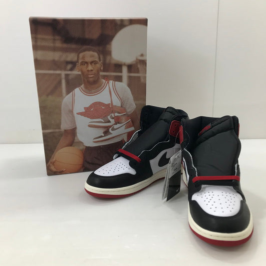 【中古美品】【メンズ】 NIKE ナイキ AIR JORDAN 1 RETRO HIGH OG DZ5485-106 エアジョーダン1 レトロ ハイ OG ブラックトゥリイマジンド つま黒 スニーカー 靴 160-250827-hi-19-tag サイズ：27cm US 9 カラー：WHITE/BLACK-VARSITY RED 万代Net店