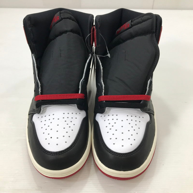 【中古美品】【メンズ】 NIKE ナイキ AIR JORDAN 1 RETRO HIGH OG DZ5485-106 エアジョーダン1 レトロ ハイ OG ブラックトゥリイマジンド つま黒 スニーカー 靴 160-250827-hi-19-tag サイズ：27cm US 9 カラー：WHITE/BLACK-VARSITY RED 万代Net店