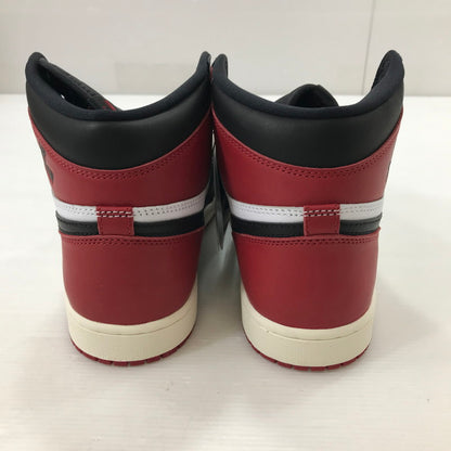 【中古美品】【メンズ】 NIKE ナイキ AIR JORDAN 1 RETRO HIGH OG DZ5485-106 エアジョーダン1 レトロ ハイ OG ブラックトゥリイマジンド つま黒 スニーカー 靴 160-250827-hi-19-tag サイズ：27cm US 9 カラー：WHITE/BLACK-VARSITY RED 万代Net店