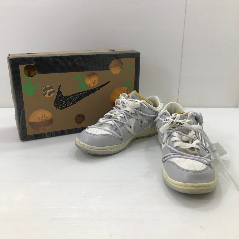 【中古品】【メンズ】 NIKE ナイキ × OFF-WHITE オフホワイト コラボ DUNK LOW 1 OF 50 49 ダンク ロー DM1602-123 スニーカー 靴 160-250827-hi-14-tag サイズ：26.5cm US 8.5 カラー：SAIL/NEUTRAL GREY 万代Net店