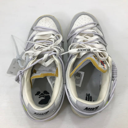 【中古品】【メンズ】 NIKE ナイキ × OFF-WHITE オフホワイト コラボ DUNK LOW 1 OF 50 49 ダンク ロー DM1602-123 スニーカー 靴 160-250827-hi-14-tag サイズ：26.5cm US 8.5 カラー：SAIL/NEUTRAL GREY 万代Net店