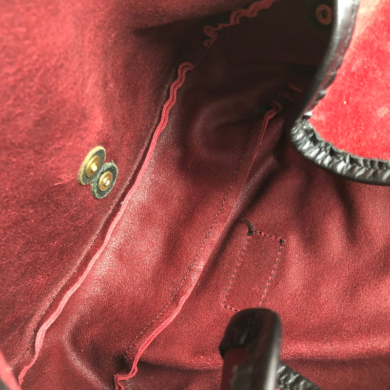 【現状渡し品】【メンズ】 BILL AMBERG ビル アンバーグ SUEDE SHOULDER POUCH カバン 188-250913-na-09-tag カラー：レッド 万代Net店