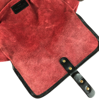 【現状渡し品】【メンズ】 BILL AMBERG ビル アンバーグ SUEDE SHOULDER POUCH カバン 188-250913-na-09-tag カラー：レッド 万代Net店