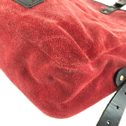 【現状渡し品】【メンズ】 BILL AMBERG ビル アンバーグ SUEDE SHOULDER POUCH カバン 188-250913-na-09-tag カラー：レッド 万代Net店