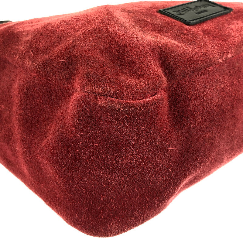 【現状渡し品】【メンズ】 BILL AMBERG ビル アンバーグ SUEDE SHOULDER POUCH カバン 188-250913-na-09-tag カラー：レッド 万代Net店