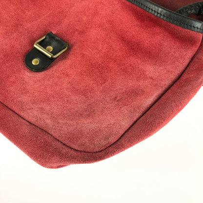 【現状渡し品】【メンズ】 BILL AMBERG ビル アンバーグ SUEDE SHOULDER POUCH カバン 188-250913-na-09-tag カラー：レッド 万代Net店