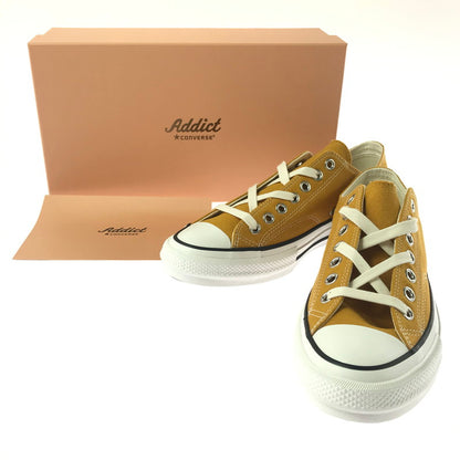 【中古美品】【メンズ】 CONVERSE ADDICT コンバース アディクト 24AW CHUCK TAYLOR CANVAS OX 1AD249 チャックテイラー キャンバス スニーカー 靴 162-260913-rt-26-tagh サイズ：27cm US8.5 カラー：ゴールド 万代Net店