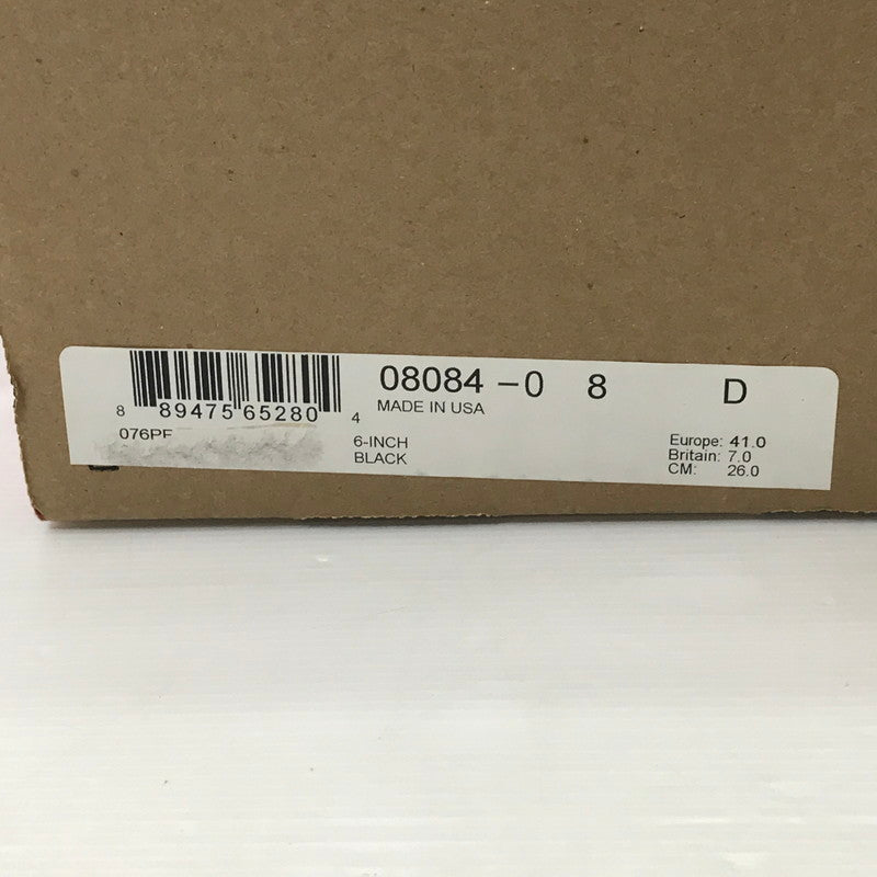 【中古品】【メンズ】 RED WING レッドウィング IRON RANGER 8084 アイアンレンジャー レースアップブーツ シューズ 靴 164-250828-yy-09-tag サイズ：26cm カラー：ブラック 万代Net店